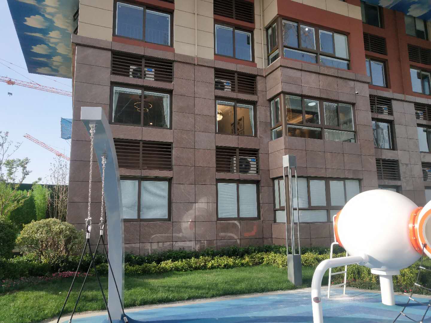 宿迁铂悦澜庭项目展示区外墙石材保温装饰一体板工程